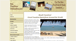 Desktop Screenshot of best-waterfront-destinations.com